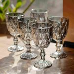 Набір келихів Fractal для напоїв (6 штук по 300 мл) HP-19-269, прозорі - Зображення 3