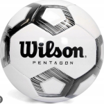 Футбольний м'яч Wilson Pentagon white/black size 5 (WTE8527XB05)