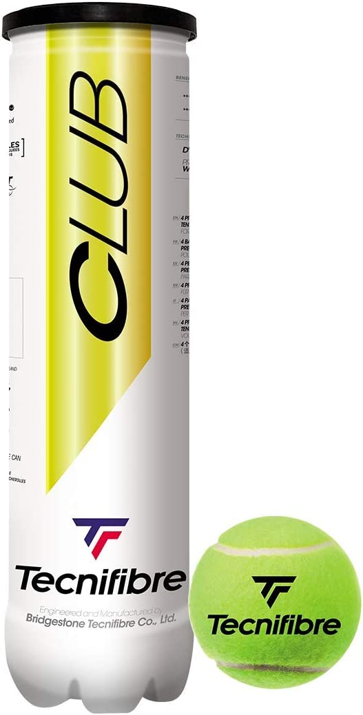 15288267388952_35529fae2d М'ячі для тенісу Tecnifibre Club 4 шт. - Зображення 1