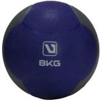 Медбол MEDICINE BALL синій, чорний 8кг-286мм (LS3006F-8)