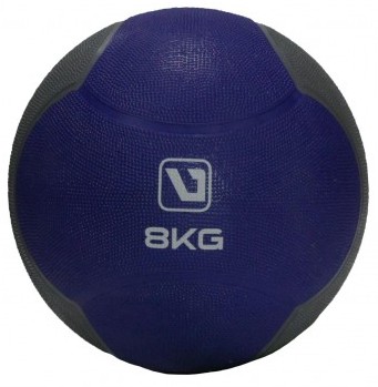 CREATOR: gd-jpeg v1.0 (using IJG JPEG v62), quality = 90 Медбол MEDICINE BALL синій, чорний 8кг-286мм (LS3006F-8) - Зображення 1