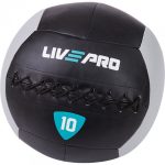 Мяч для кросфіту WALL BALL чорний/сірий 10кг (LP8100-10)