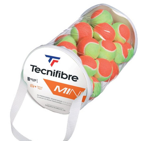Тенісні м'ячі Tecnifibre Mini Tennis оранжеві x 36 штук