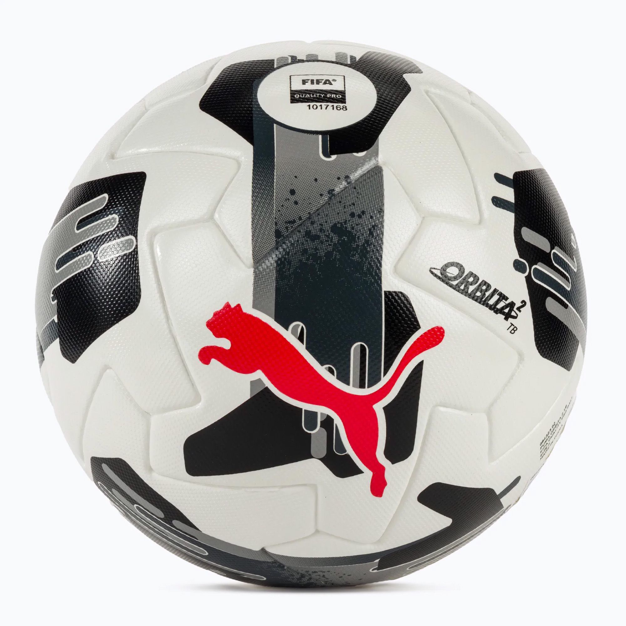 24375409138981_5bd8cd37cc Футбольний м'яч Puma Orbita 2 TB (FIFA Quality Pro) білий, чорний, червоний Уні 5 - Зображення 1