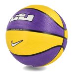 Баскетбольний м'яч Nike PLAYGROUND 2.0 8P L JAMES DEFLATED COURT PURPLE/AMARILLO/BLACK/WHITE розмір 7