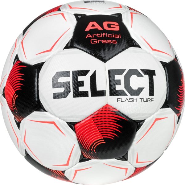 Футбольний м'яч Select Flash Turf Fifa v26 білий, червоний 5
