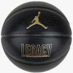 Баскетбольний м'яч NIKE JORDAN LEGACY 2.0 8P DEFLATED BLACK/BLACK/BLACK/METALLIC GOLD розмір 7