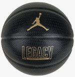 Баскетбольний м'яч NIKE JORDAN LEGACY 2.0 8P DEFLATED BLACK/BLACK/BLACK/METALLIC GOLD розмір 7