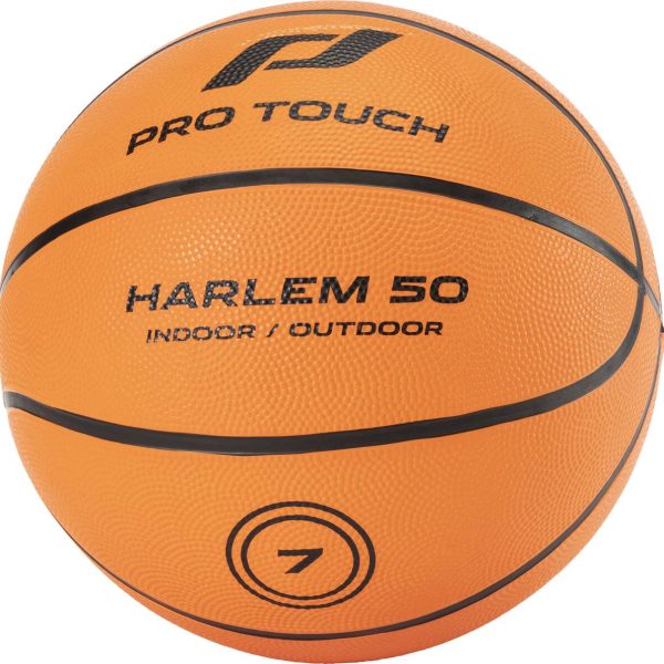 Баскетбольний м'яч PRO TOUCH Harlem 50 чорний/помаранчевий Уні 7