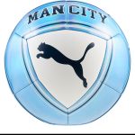 Футбольний м'яч Puma MCFC CULTURE Ball білий, блакитний 5 (084976-11)