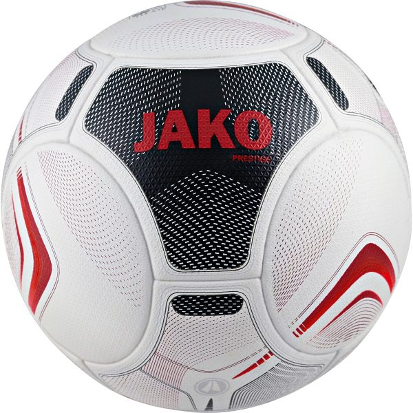 Футбольний м'яч Jako Fifa Prestige Quality Pro білий, чорний, бордовий Уні 5