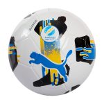 Футбольний м'яч Puma Orbita UPL (MS) білий, чорний, жовтий, блакитний Уні 5 - Зображення 2