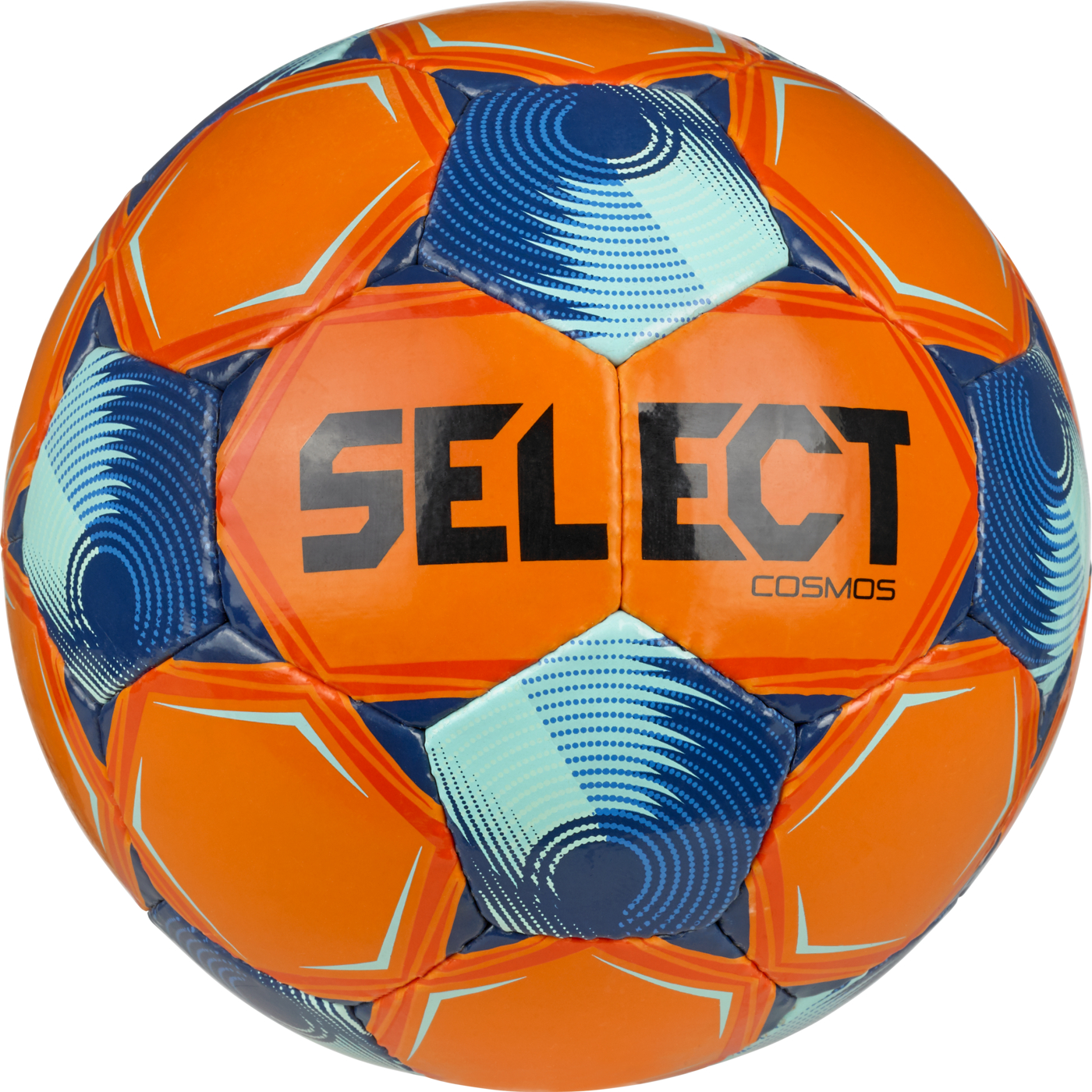 45144272118747_8abb58e25e Футбольний м'яч SELECT COSMOS v26 помаранчевий, синій 5 (069427-013) - Зображення 1