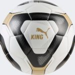 Футбольний м'яч Puma KING ball білий, чорний, бежевий 5 (084736-01)