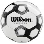 Футбольний м'яч Wilson Pentagon білий/чорний, розмір 4