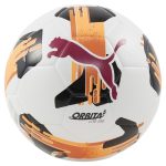 Футбольний м'яч Puma Orbita 5 FUSION Lite 350, білий, помаранчевий, Уні 5