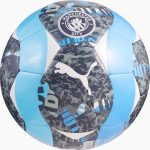 Футбольний м'яч Puma MCFC Prematch Ball сірий, блакитний 5 (084548-74) - Зображення 2
