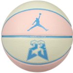 Баскетбольний м'яч Nike JORDAN ULTIMATE 2.0 8P GRAPHIC DEFLATED MUSLIN/LEGEND PINK/DK POWDER розмір 7