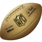 М'яч для американського футболу Wilson Duke metallic edition OS FB gold