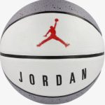 Баскетбольний м'яч Nike JORDAN PLAYGROUND 2.0 8P DEFLATED CEMENT GREY/WHITE/BLACK/FIRE RED розмір 7