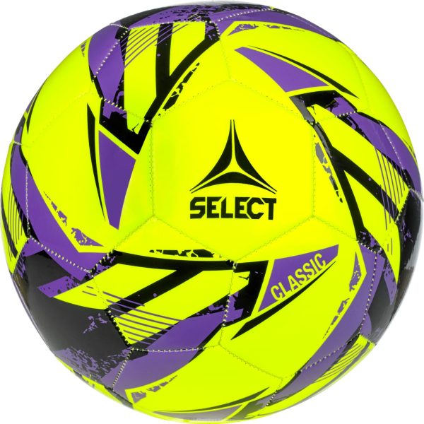 Футбольний м'яч Select Classic v26 жовтий, фіолетовий 4