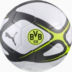 Футбольний м'яч Puma BVB CULTURE Ball білий, чорний, жовтий 5 (084746-04)