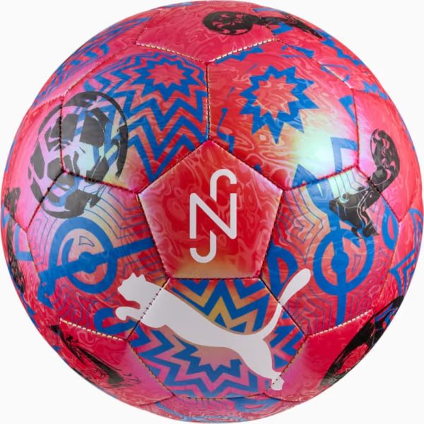 Футбольний м'яч Puma NEYMAR JR Graphic ball червоний, синій 5 (084882-01)