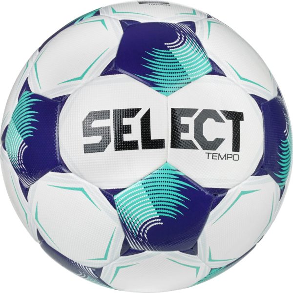 Футбольний м'яч Select FB Tempo v26 білий, фіолетовий, розмір 4