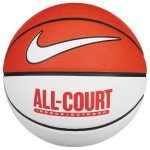 Баскетбольний м'яч Nike EVERYDAY ALL COURT 8P DEFLATED оранжево-білий, розмір 7 (N.100.4369.187.07)