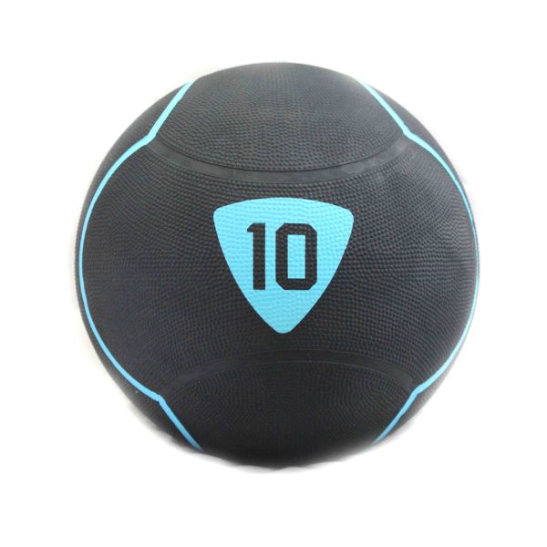 Медбол SOLID MEDICINE BALL чорний 10кг (LP8110-10)
