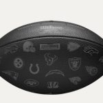 М'яч для американського футболу Wilson NFL 32 TEAM FOOTBALL BLACK OF