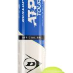 Тенісні м'ячі Dunlop ATP TOUR 4B у пластиковій банці