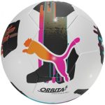 Футбольний м’яч Puma Orbita 5 TB Hardground, білий, чорний, рожевий, Уні 5