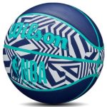 Баскетбольний м'яч Wilson NBA DRV PLUS DAZZLE CAMO BSKT INDIGO розмір 6 (WZ3016102XB6)