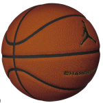 Баскетбольний м'яч Nike JORDAN CHAMPIONSHIP 8P DEFLATED AMBER/BK/METALLIC GOLD/BK, розмір 7