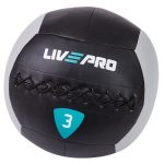 М'яч для кросфіту WALL BALL чорний, сірий 3кг (LP8100-3)