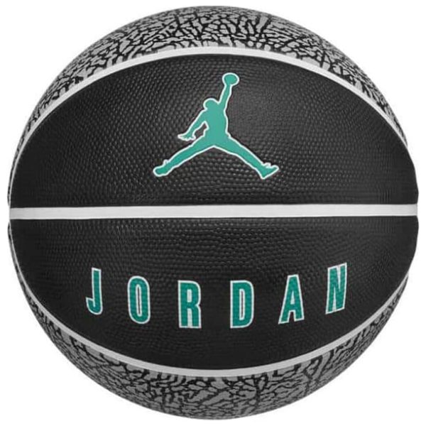 Баскетбольний м'яч Nike JORDAN PLAYGROUND 2.0 8P DEFLATED BLACK/WHITE/WHITE/CLEAR JADE розмір 7 (J.100.8255.016.07)