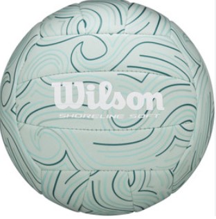 94039738288507_53a99d1b43 М'яч волейбольний Wilson SHORELINE SOFT GEN GREEN VB Bl OF - Зображення 1