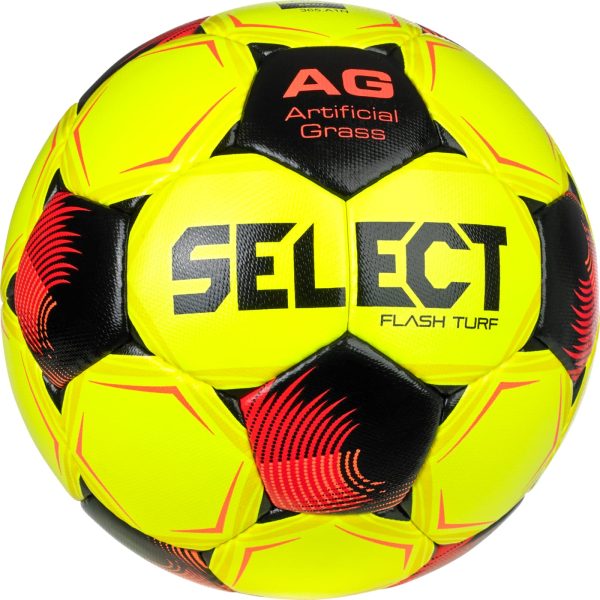 Футбольний м'яч Select Flash Turf Fifa v26 жовтий, червоний 5