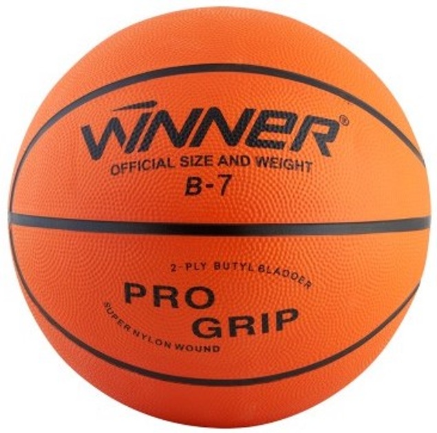 miach-basketbolnyi-winner-orange-pro-grip-7-31184347047461_2f14e50ab7 М'яч баскетбольний Winner Orange Pro Grip №7 - Зображення 1