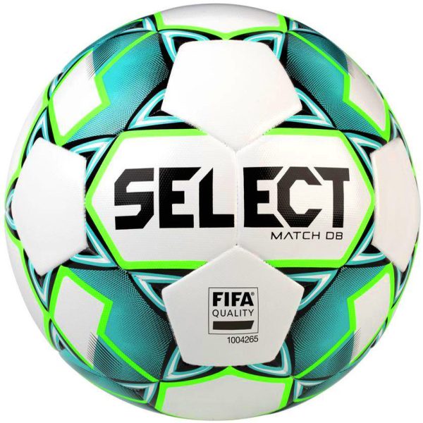Футбольний м'яч Select MATCH DB FIFA v23 біло-зелений Уні 5
