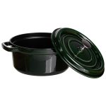 Емальована чавунна кокотниця 2,5 л, малахіт HP-FLG-9 green - Зображення 3