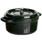 Емальована чавунна кокотниця 2,5 л, малахіт HP-FLG-9 green - Зображення 6