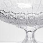 Скляна фруктовниця на ніжці Queen Lace 32 см під кришталь Yiwu HP-34-47 - Зображення 6