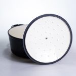 Емальована чавунна каструля 5 л, чорна Yiwu HP-FLG-2 BLACK - Зображення 4
