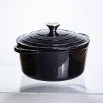 Емальована чавунна каструля 5 л, чорна Yiwu HP-FLG-2 BLACK - Зображення 6