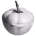 Емальована чавунна каструля Iron Tomato 2,5 л, біла Yiwu HP-FLG-20 BEIGE - Зображення 4