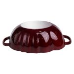 Емальована чавунна каструля Iron Tomato 2,5 л, бургунді Yiwu HP-FLG-20 - Зображення 7