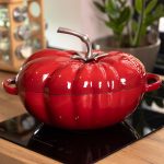 Емальована чавунна каструля Iron Tomato 2,5 л, червона Yiwu HP-FLG-20 RED - Зображення 2