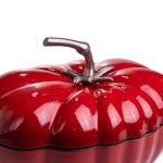 Емальована чавунна каструля Iron Tomato 2,5 л, червона Yiwu HP-FLG-20 RED - Зображення 7